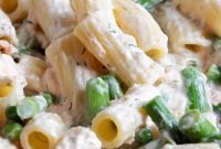 Smoked Salmon and Asparagus Pasta with Creamy Lemon Sauce