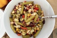 Zesty Mixed Bean Salad with Lemon Herb Dressing