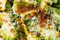 Classic Caesar Salad Recipe with Homemade Dressing and Croutons