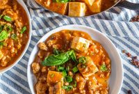 Spicy Ground Pork Mapo Tofu Recipe for Weeknight Dinners
