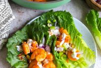 Spicy Buffalo Shrimp Lettuce Cups Recipe for Game Day