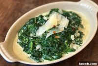 Creamy Spinach with Melted Cheese: Quick Comfort Side Dish