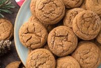 Soft Chewy Ginger Cookies Recipe — Warm Spiced Molasses Cookies