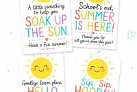 Free Printable Teacher End-of-Year Gift Tags for Students
