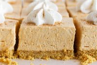 No-Bake Pumpkin Cheesecake Bars Recipe for Fall Desserts