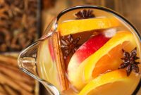 Autumn Apple Cider Sangria with Bourbon Twist