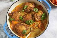 Skillet Chicken Tagine with Apricots and Warm Spices