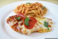 Chicken Pepperoni Marinara Bake with Crispy Cheese Crust