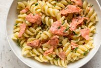 Smoked Salmon Pasta with Creamy Lemon-Dill Sauce
