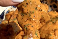 Crispy Oven-Baked Buffalo Wings with Creamy Blue Cheese Dip