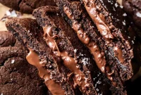 Molten Nutella Chocolate Lava Cookies: Gooey Center Cookie Recipe