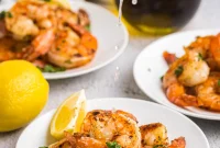 Crispy Blackstone Grilled Shrimp with Garlic Butter Sauce
