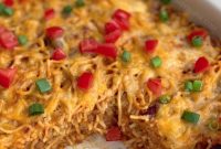 Cheesy Taco Spaghetti Casserole Recipe That Families Love