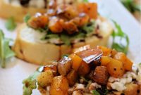 Roasted Butternut Squash & Apple Bruschetta Recipe for Fall Entertaining