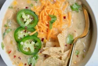 White Bean Chili with Greek Yogurt Twist