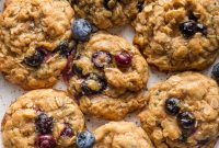Chewy Blueberry Oatmeal Cookies Recipe for Soft Baked Treats