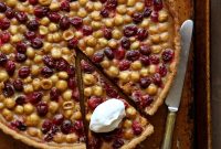 Cranberry Caramel Hazelnut Tart Recipe