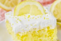 Triple Lemon Poke Cake Recipe for Weekend Potluck