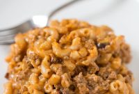 Bacon Cheeseburger Macaroni Casserole Recipe