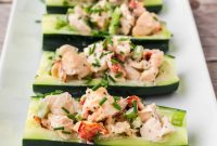Lobster-Stuffed Cucumber Boats: Light Summer Seafood Appetizer