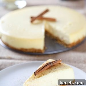 Eggnog Cheesecake