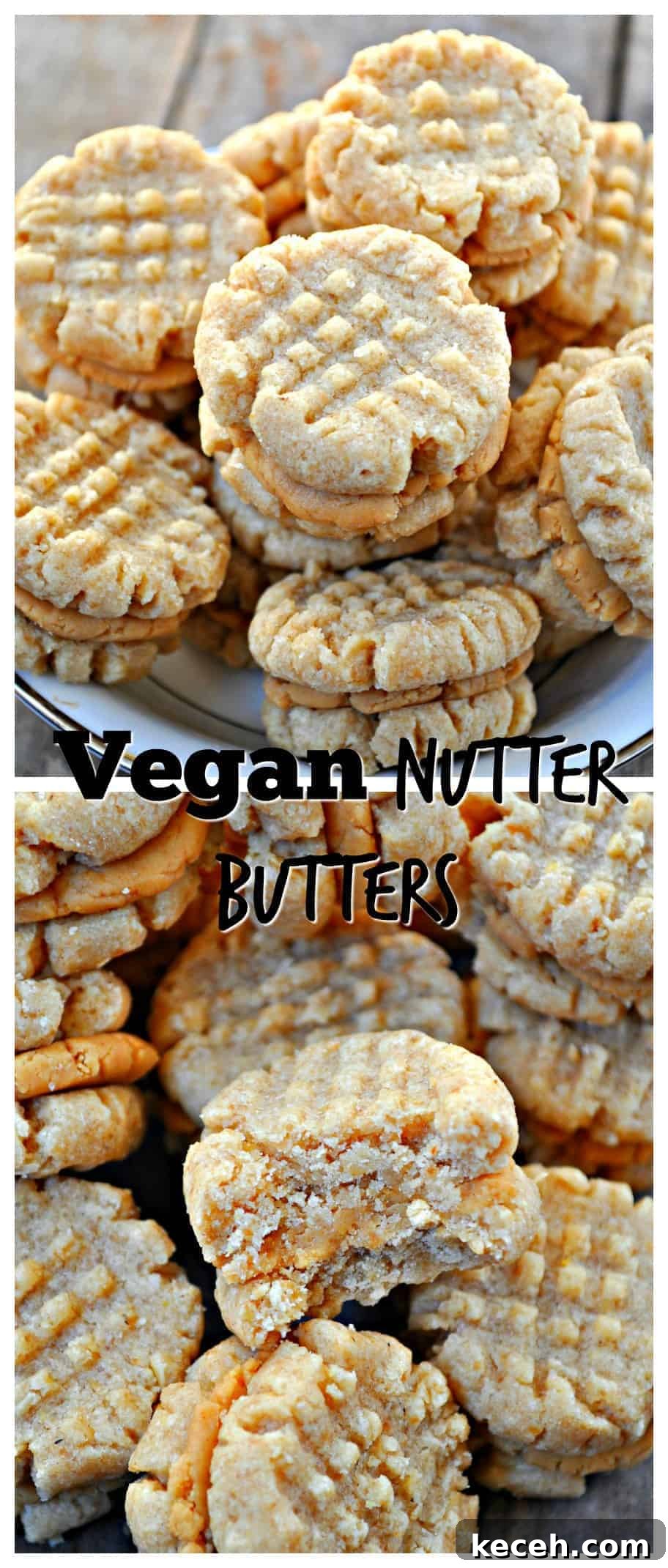 Vegan Nutter Butter Cookies: Homemade Peanut Butter Sandwiches 9 img 1000 8