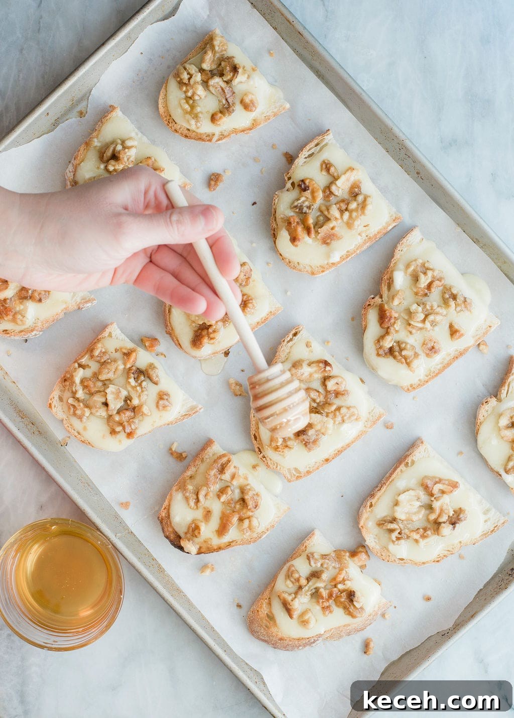 Pomegranate, Brie & Walnut Crostini Recipe for Holiday Entertaining 4 img 101562 3