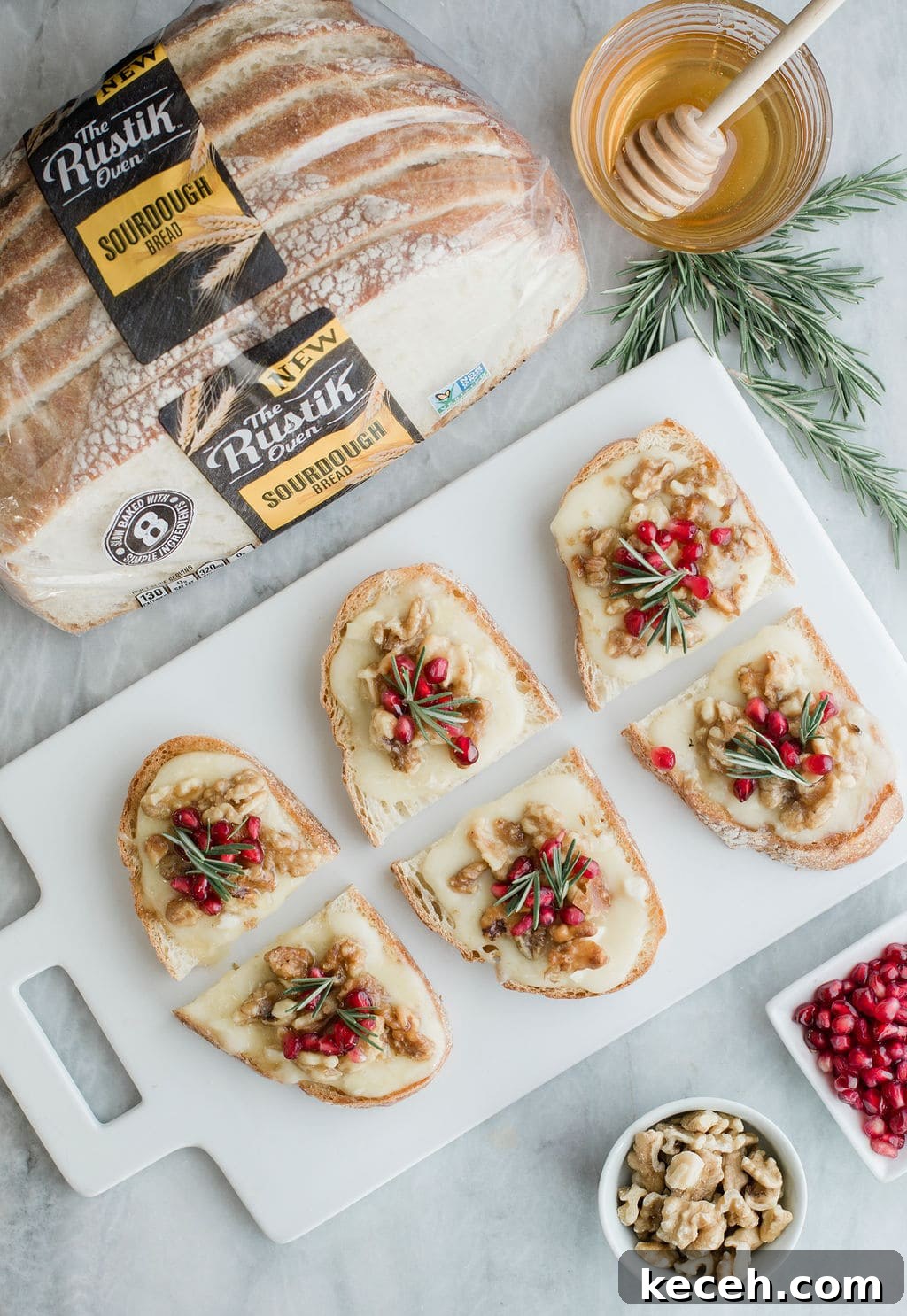 Pomegranate, Brie & Walnut Crostini Recipe for Holiday Entertaining 9 img 101562 8