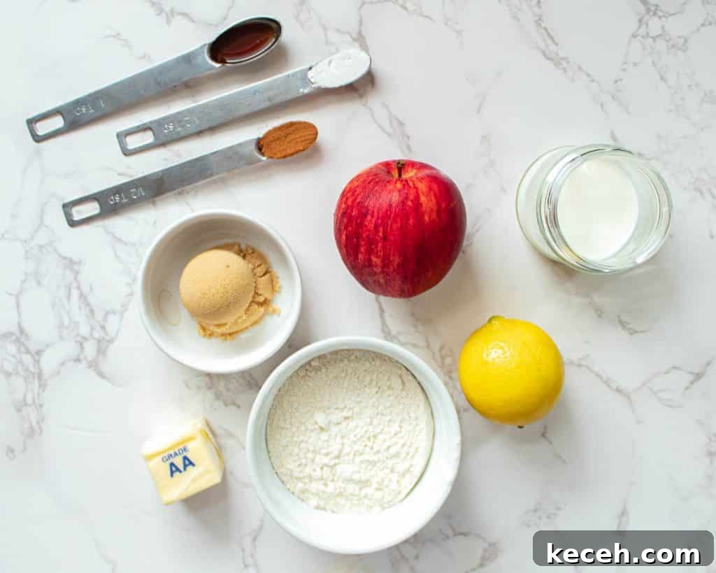 Quick Microwave Apple Mug Cake Recipe for One 4 apple pie mug cake ingredients