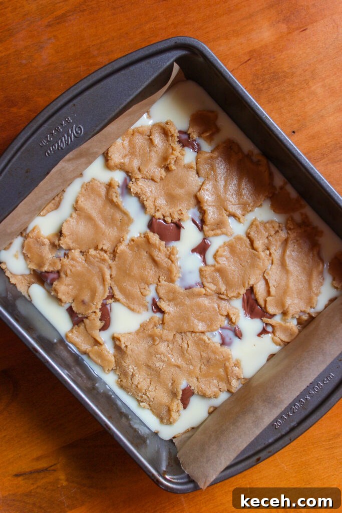 Nutella and Condensed Milk Dessert Bars: Gooey Chocolate Hazelnut Squares 7 Ready to bake