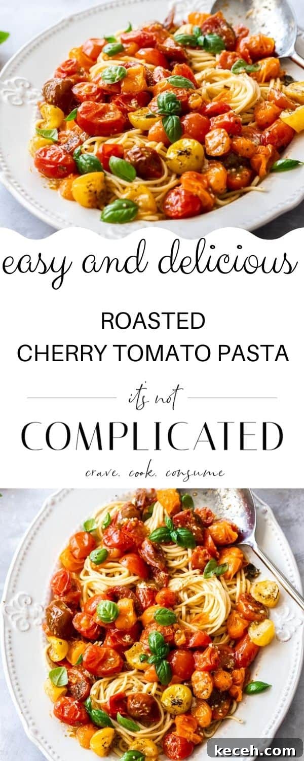 Roasted Cherry Tomato Pasta with Garlic and Basil 7 img 10756 6