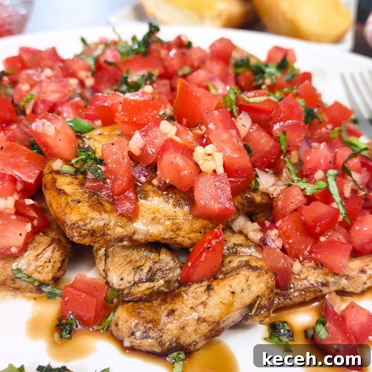 air fryer bruschetta chicken recipe dinners done quick featured image