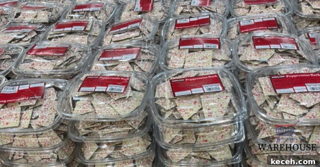 Costco chocolate peppermint bark pieces