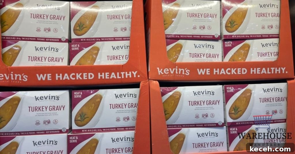 Kevin’s turkey gravy pouches from Costco
