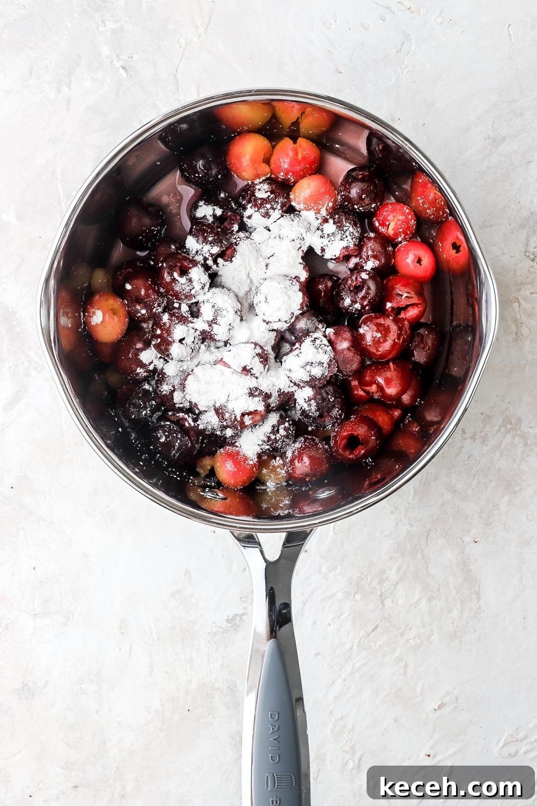 ingredients for cherry filling