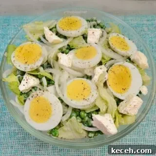 Spring Pea, Soft-Boiled Egg & Feta Salad Recipe 2 Pea Egg and Feta Salad