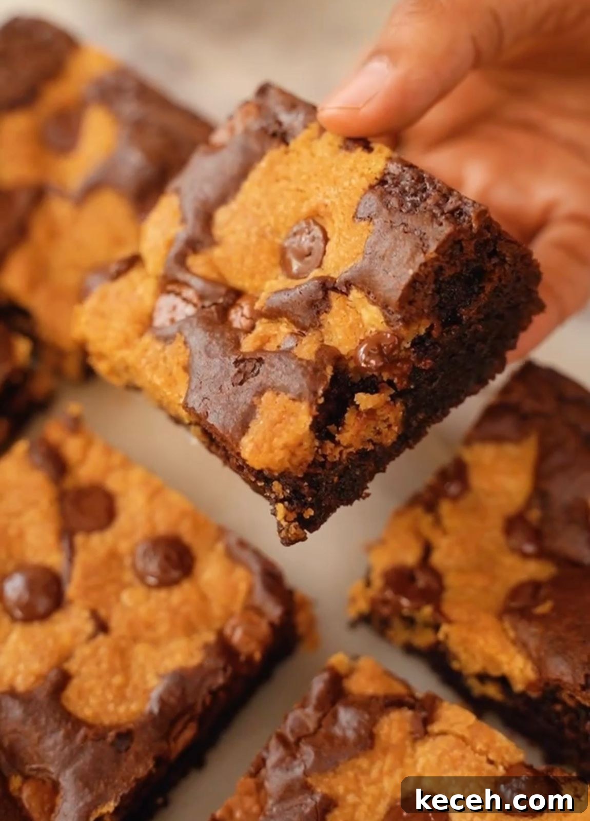 Eggless Cookie Dough Brownies Recipe — Fudgy No-Egg Dessert 2 img 12700 1