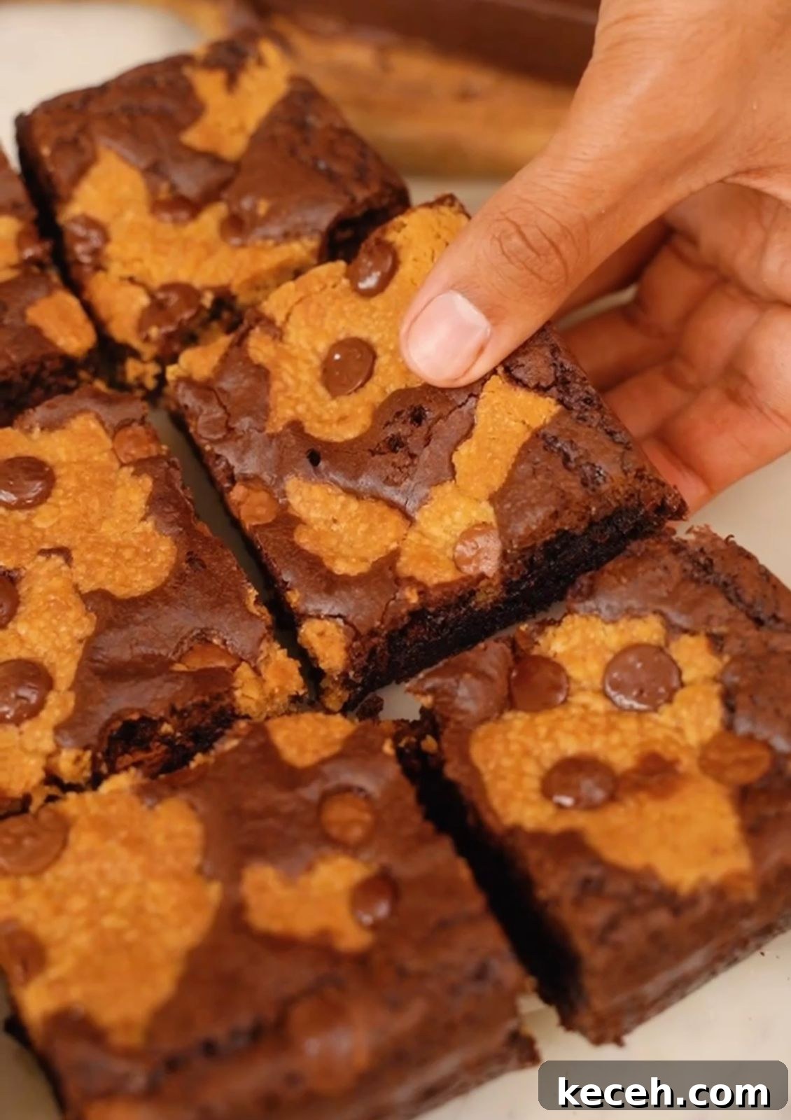 Eggless Cookie Dough Brownies Recipe — Fudgy No-Egg Dessert 3 img 12700 2
