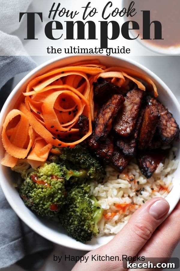How to Cook Tempeh: Simple Techniques for Flavorful Results 12 Tempeh Vegan Bowl Pinterest