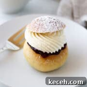 Tangzhong Method: Make Soft, Tender Breads and Buns Every Time 9 Featured image for Fastenlavnsboller (Norwegian Lenten Buns).