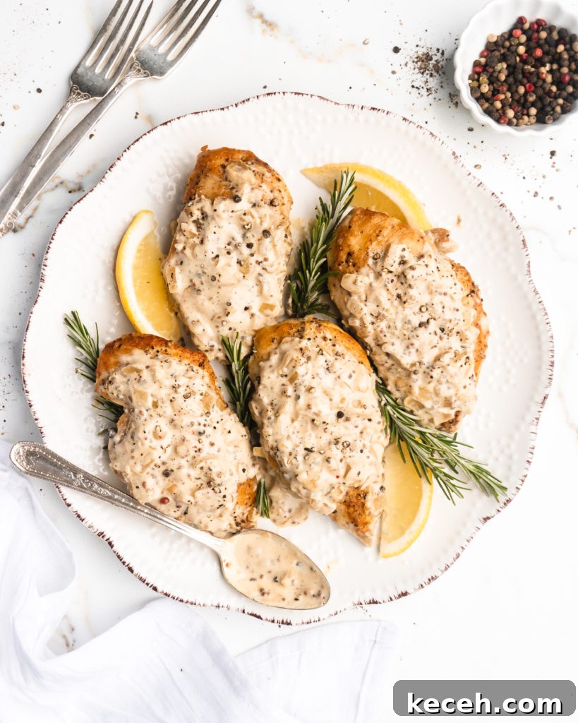Maple Dijon Cream Sauce Chicken Breasts: Quick Weeknight Recipe 5 A delicious pan sauce is made after searing chicken breasts, with white wine, onions, shallots, rosemary, cream, mustard, and maple syrup.