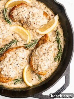 Maple Dijon Cream Sauce Chicken Breasts: Quick Weeknight Recipe 6 A delicious pan sauce is made after searing chicken breasts, with white wine, onions, shallots, rosemary, cream, mustard, and maple syrup.