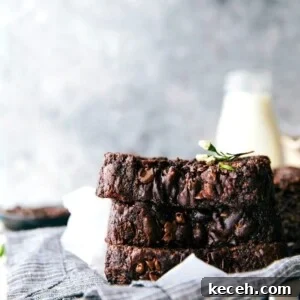 Moist Chocolate Zucchini Bread Recipe with Cocoa and Chocolate Chips 3 img 13504 14
