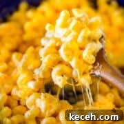 Creamy, cheesy, and super easy, this mac and cheese recipe will make your Costco Mac and Cheese loving heart happy.