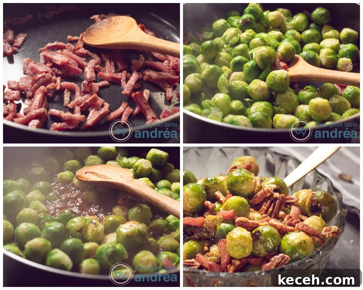Bourbon-Glazed Brussels Sprouts with Crispy Bacon 7 img 137965 6