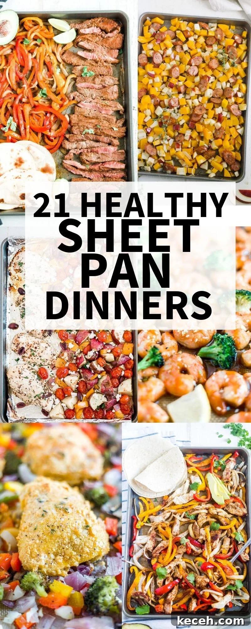 21 Flavorful Sheet Pan Dinners for Quick Weeknight Meals 2 6 different sheet pan dinners