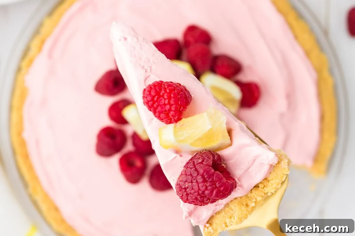 15 Nostalgic Pie Recipes with Buttery Flaky Crusts 5 Raspberry Lemonade Pie