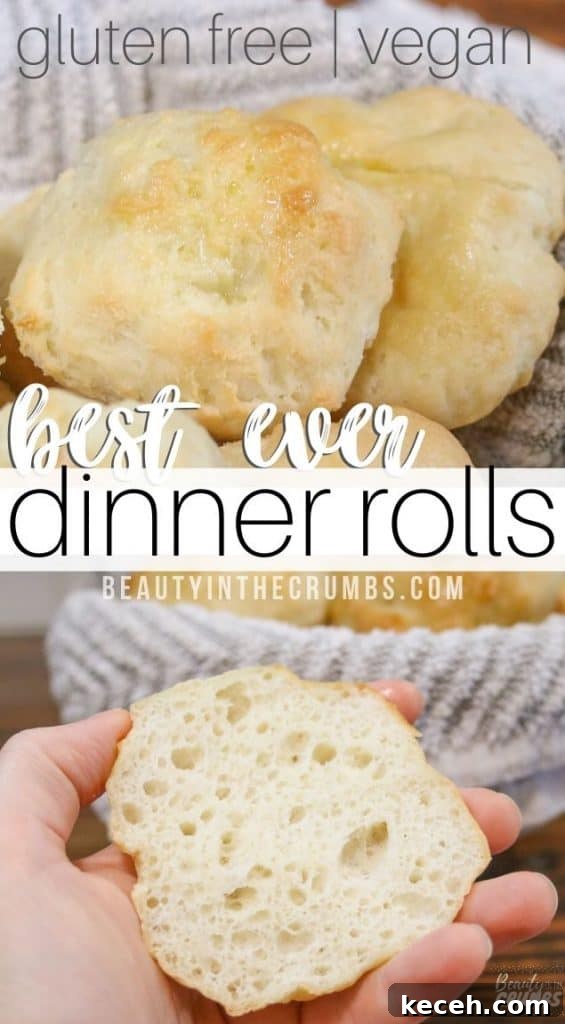 the best ever egg-less dairy free gluten free fluffy dinner rolls