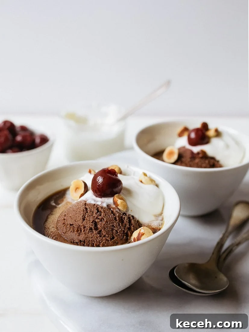 Hazelnut Mocha Affogato Recipe — Coffee Dessert with Chocolate and Nutty Liqueur 2 Hazelnut Mocha Affogato for Two. The best coffee dessert for two.