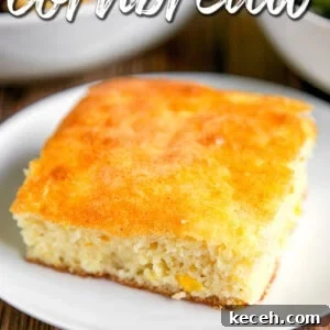 Moist Sour Cream Cornbread Recipe for Perfect Southern Cornbread 4 slice of cornbread on a plate
